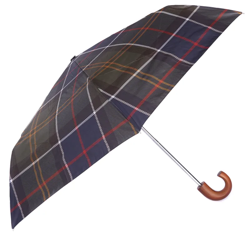 Barbour Tartan Mini Umbrella Classic-1